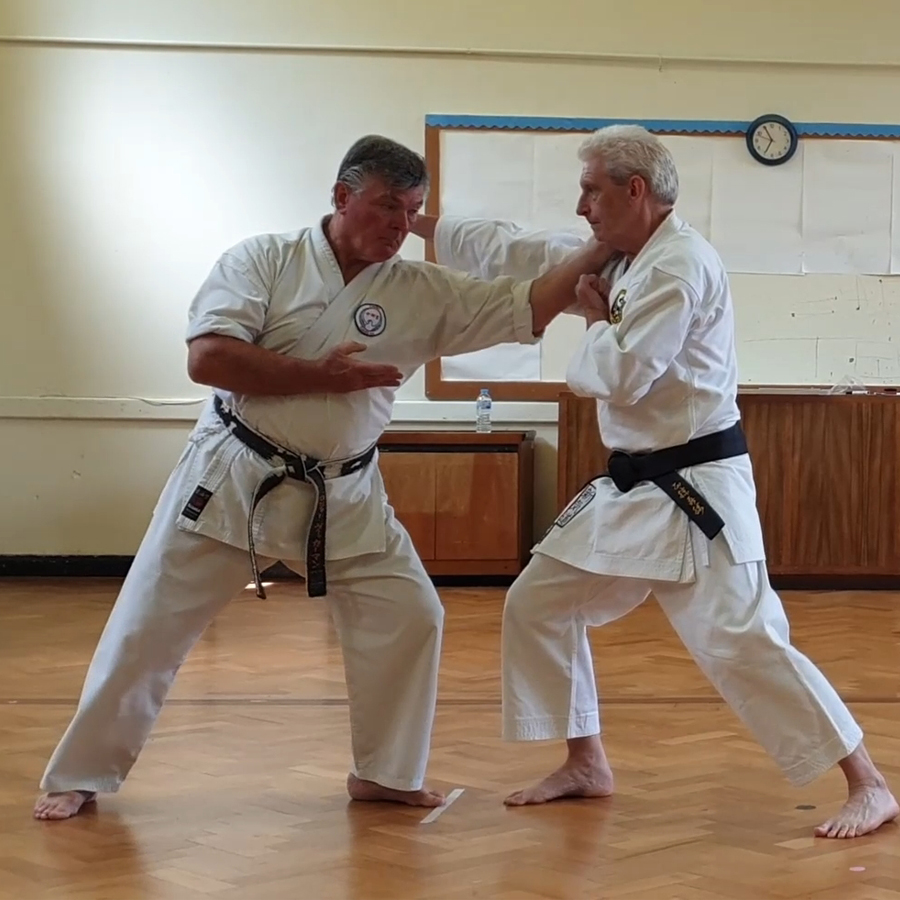 Pulling the arm forward